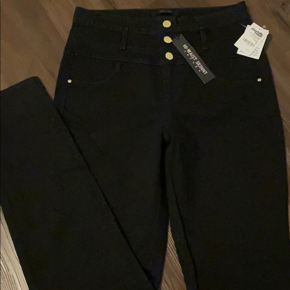 Hi-Waist Skinny Jeans